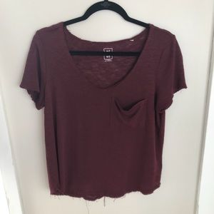 Me to We Maroon Shirt